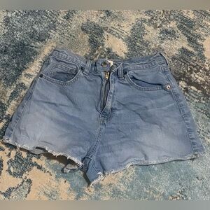 Universal Thread Distressed Hem Denim High Waisted Shorts- Size 6